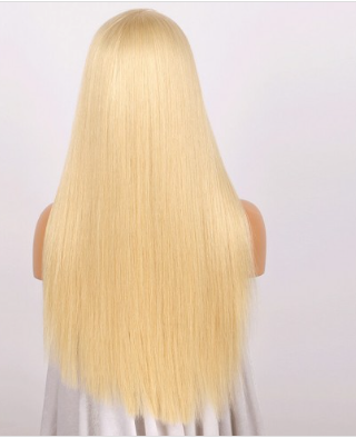 #613 Blonde Straight Lace Front Brazilian Hair Wig