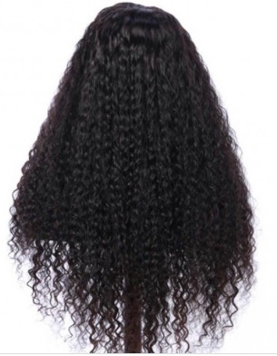 Brazilian Virgin Human Hair Curly Lace Front Wigs