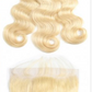 3 Bundles #613 Blonde Body Wave Hair with Lace Frontal