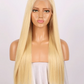 #613 Blonde Straight Lace Front Brazilian Hair Wig
