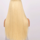 #613 Blonde Straight Lace Front Brazilian Hair Wig