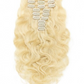 Blonde #613 Body Wave Clip In Hair Extensions