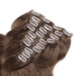 Body Wave 4# Clip In Chocolate Brown Hair Extensions