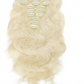 Body Wave #60 Ash Blonde Clip In Hair Extensions