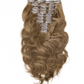 Body Wave #8 Light Brown Clip In Hair Extensions
