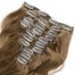 Body Wave #8 Light Brown Clip In Hair Extensions
