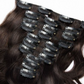 Body Wave 2# Dark Brown Clip In Hair Extensions