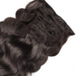 Body Wave 2# Dark Brown Clip In Hair Extensions