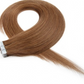 Light Brown #8 Straight Tape In Hair Extensions