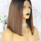 Ombre Straight Lace Front Bob Wig