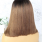 Ombre Straight Lace Front Bob Wig