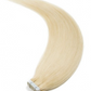 Straight #24 Sandy Blonde Tape Hair Extensions
