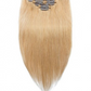 Straight #27 Clip In Strawberry Blonde Hair Extensions