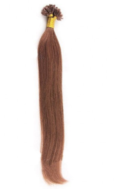 Straight Dark Auburn U Tip Hair Extensions