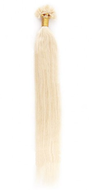 Straight Blonde U Tip Fusion Hair Extensions