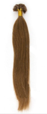 Straight Light Chestnut Remy U Tip Hair Extensions