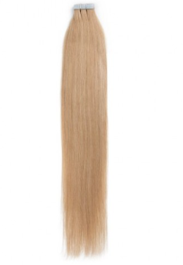 Strawberry Blonde #27 Straight Invisible Tape Hair Extensions