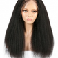 Virgin Brazilian Hair Kinky Straight Lace Front Wigs
