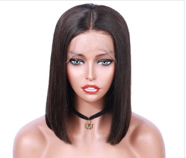 Virgin Brazilian Hair Straight Lace Front Bob Wigs